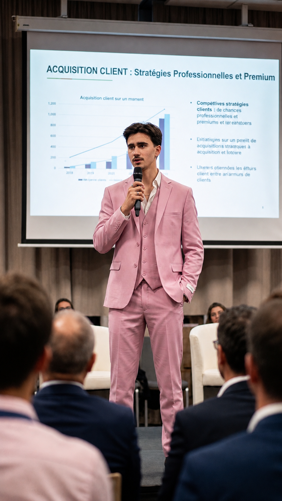 Matéo Pichot sur scène